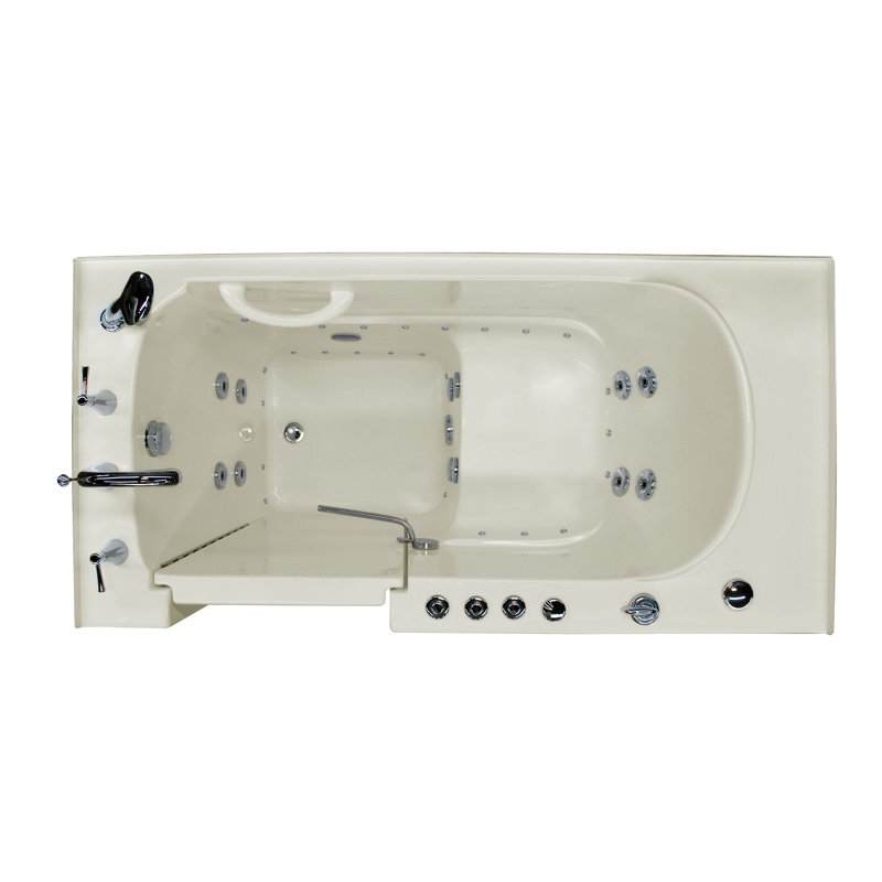 Therapeutic Tubs Tucson 60'' x 30'' Walkin Porcelain Enameled Steel